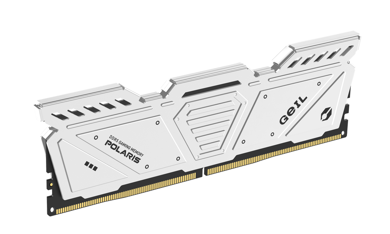 Оперативная память 32GB Kit (2x16GB) GEIL Polaris 5200Mhz DDR5 PC5-41600 GOW532GB5200C42DC White - фото 4 - id-p115263347