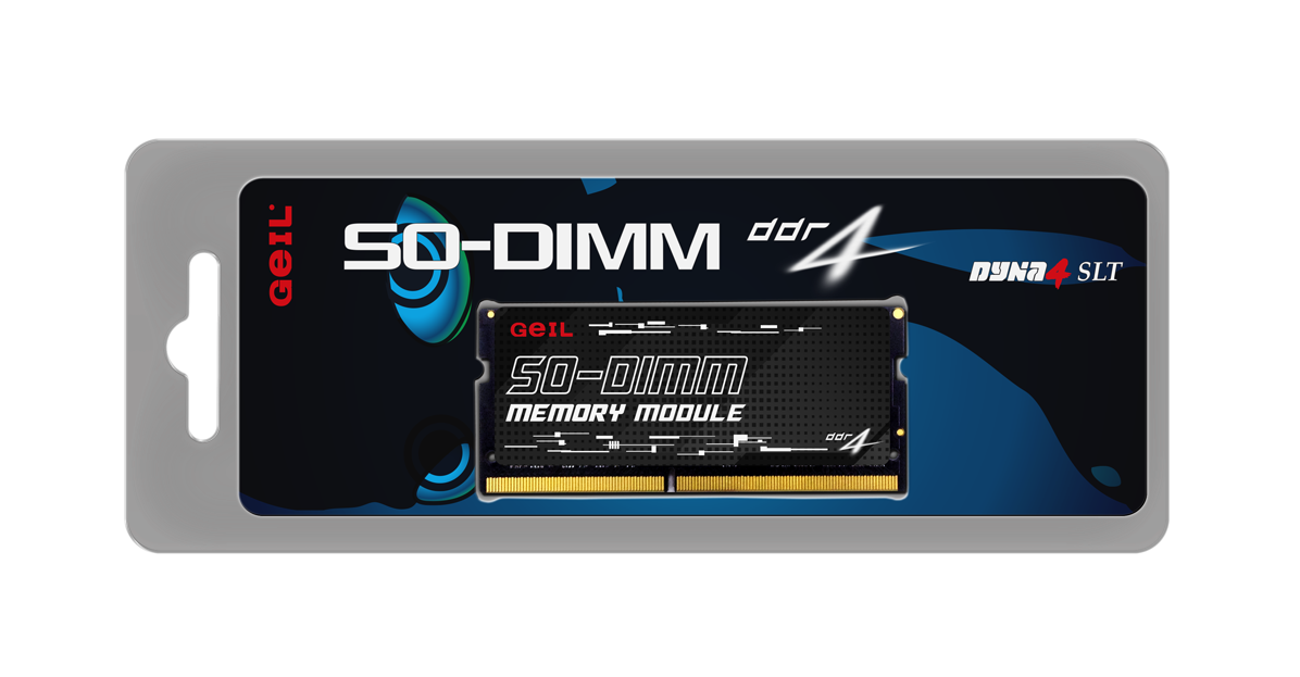 Оперативная память для ноутбука 8GB DDR4 3200MHz GEIL PC4-25600 SO-DIMM 22-22-22-52 GS48GB3200C22S - фото 1 - id-p115263451