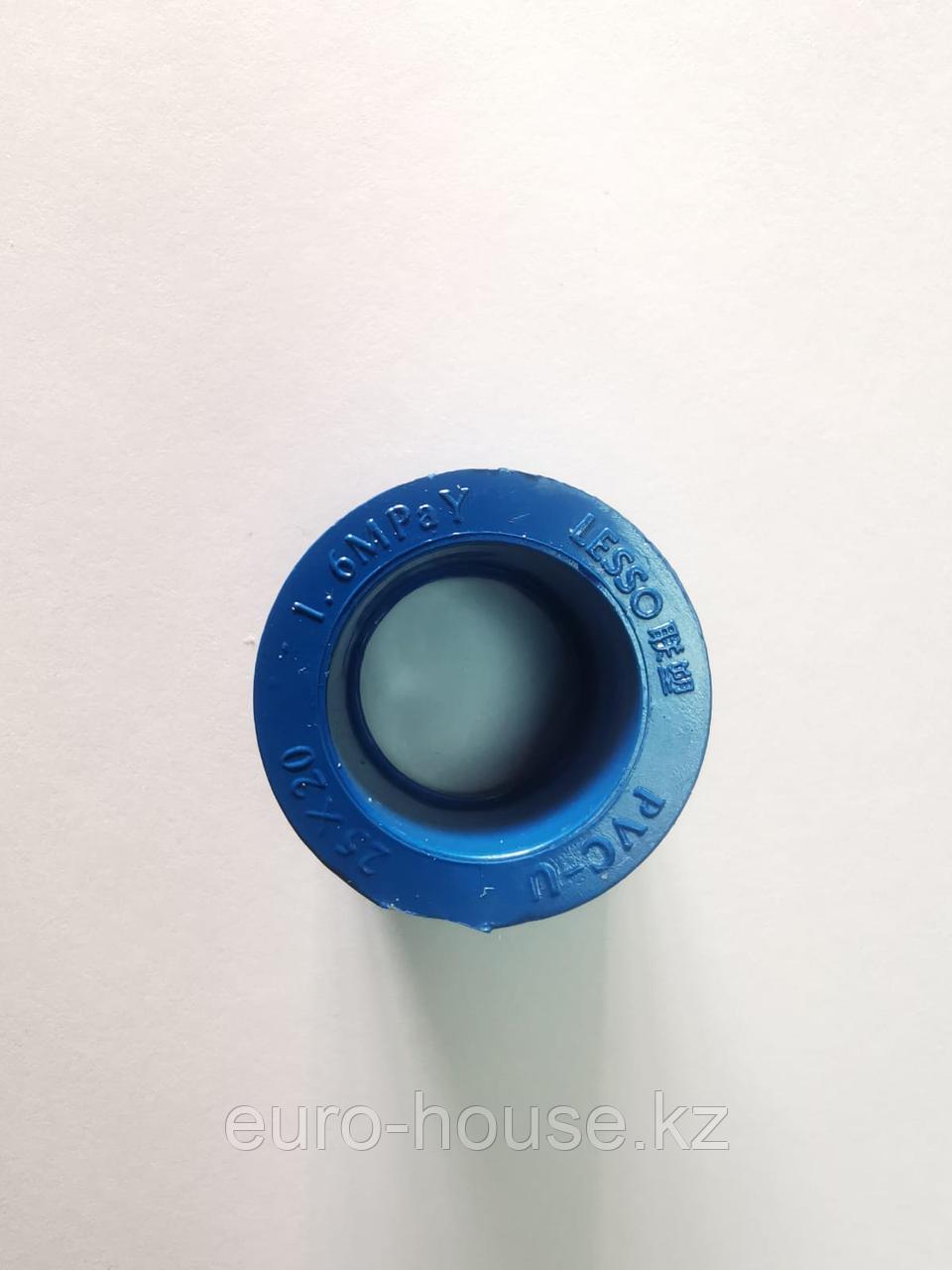 Муфта переходная PVC-U 25*20 (пр-во Lesso), фото 1