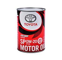 Масло моторное синтетическое TOYOTA MOTOR OIL SP/GF-6A 0W-20 1 л