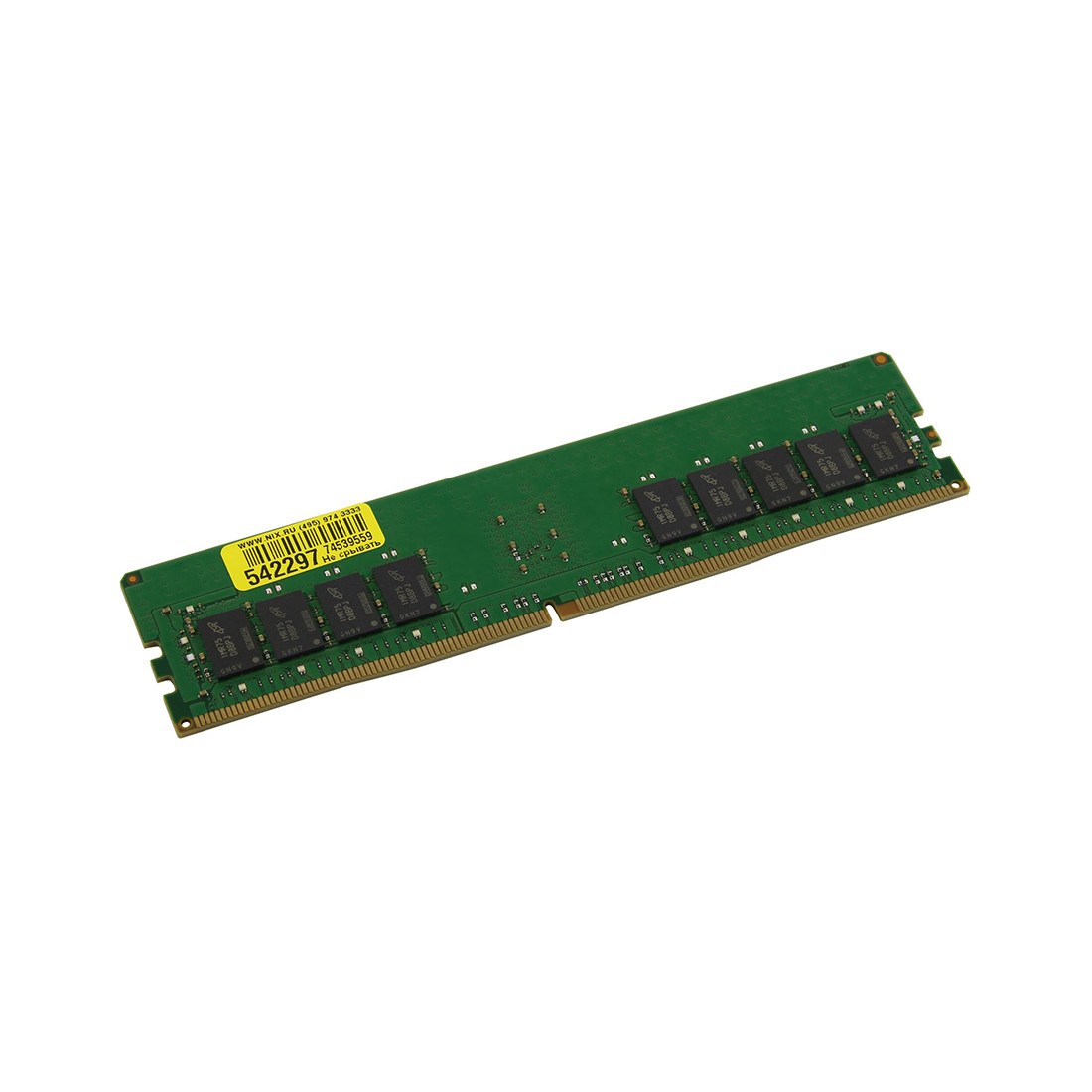 Модуль памяти Micron DDR4 ECC RDIMM 16GB 3200MHz MTA18ASF2G72PDZ-3G2 2-018604 - фото 1 - id-p115264141