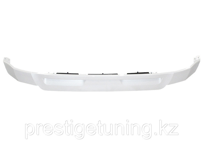 Накладка переднего бампера на Land Cruiser 300 2022-по н.в Белый цвет (Оригинал) - фото 1 - id-p115264819