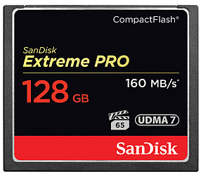 Карта памяти SanDisk CompactFlash 128GB 160mb/s