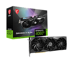 Видеокарта MSI GeForce RTX 4060 TI GAMING X SLIM 16G  GDDR6