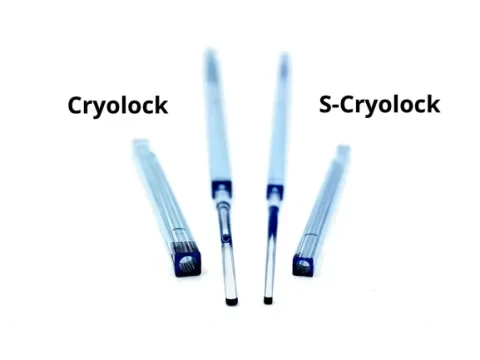 Disposable Plastic Straw - Cryolock Vitrification Device. Blue CL-R-CT (B)
