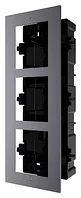 Врезная монтажная рамка на 3 модуля Hikvision DS-KD-ACF3/Plastic