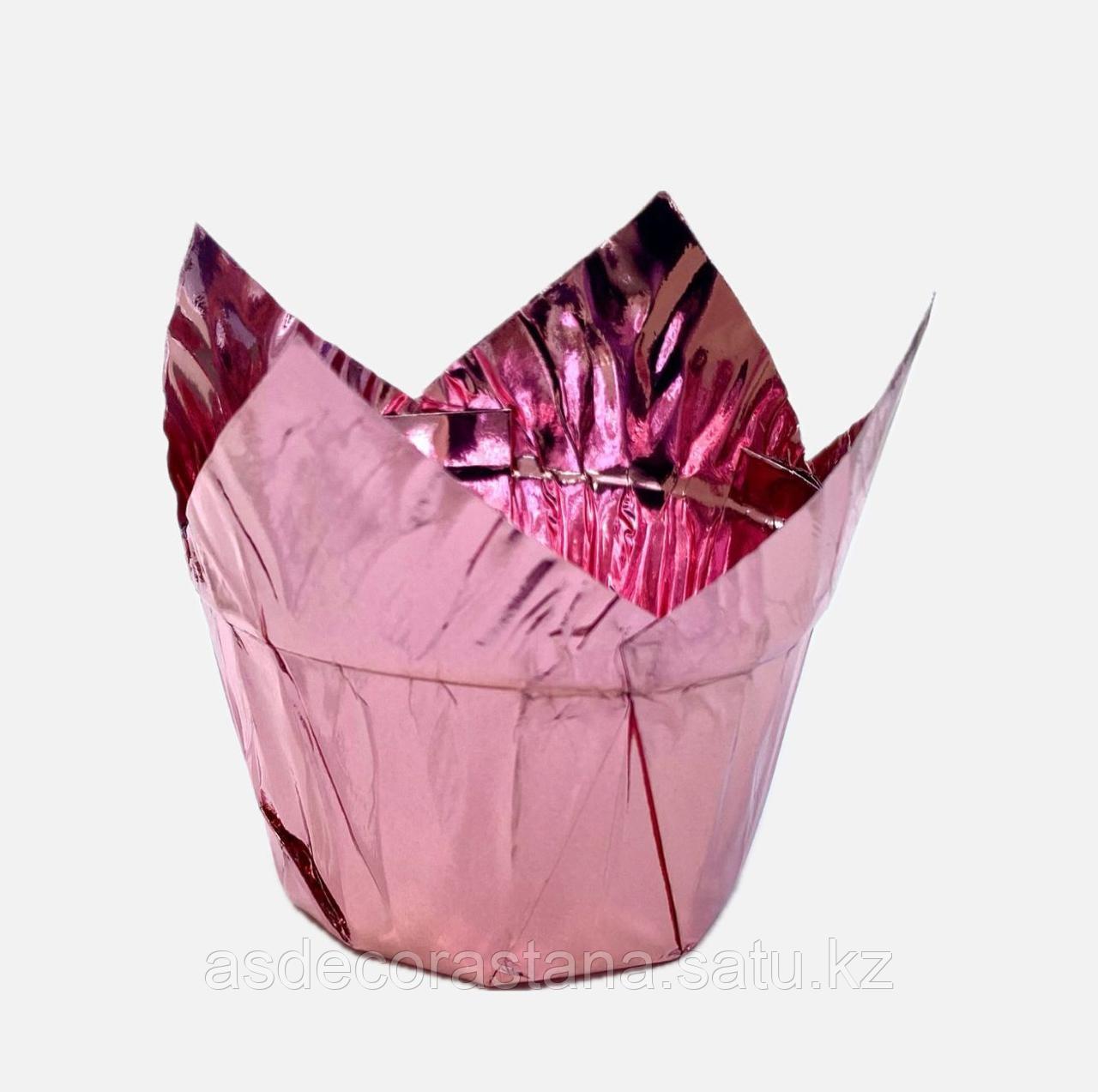 Капсулы "Тюльпаны" розовый металлик,100шт - фото 1 - id-p110197295