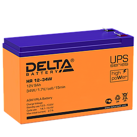 Delta аккумуляторная батарея HR12-34W (12V / 9Ah)