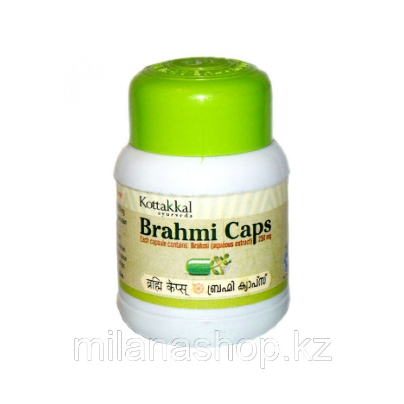 Брахми ( Brahmi Kottakkal ) для мозга и укрепление памяти 60 капс, фото 1