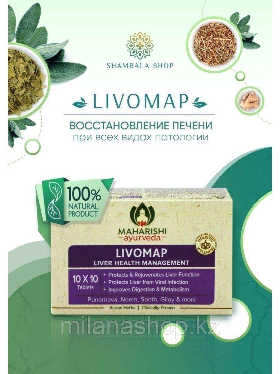 Ливомап Махариши ( Livomap Maharishi ) для лечении печени 100 таб - фото 1 - id-p115272235
