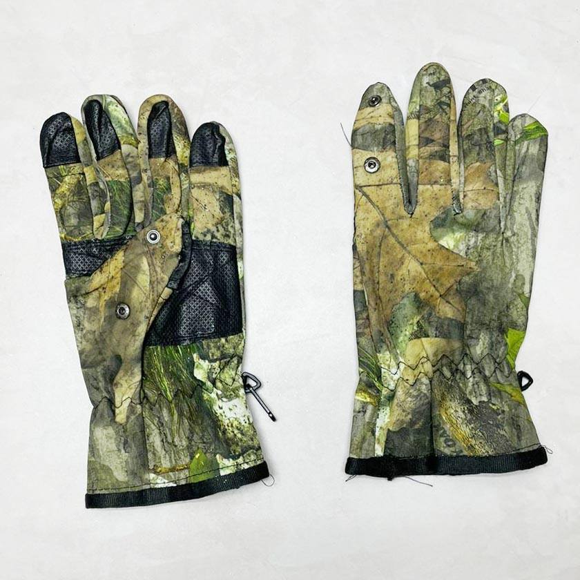 Теплые перчатки для рыбалки камуфляж лес - фото 3 - id-p115273177