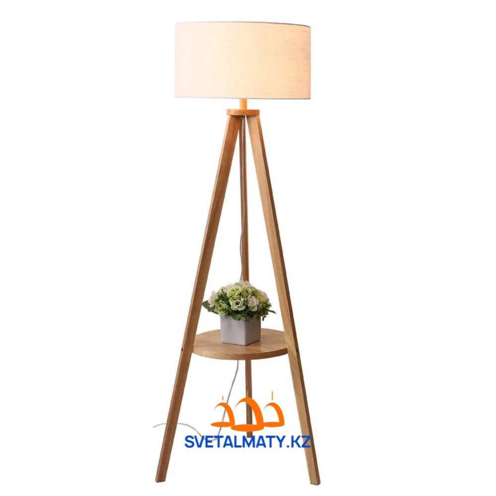 Деревянная вертикальная лампа в стиле арт-деко - фото 1 - id-p115273270