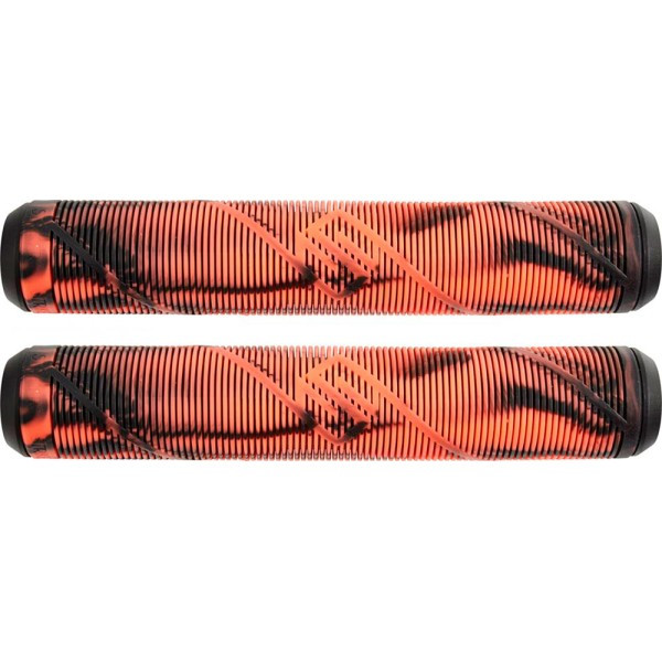 Striker Thick Logo Pro Scooter Grips (Black/Orange) - фото 1 - id-p104561024