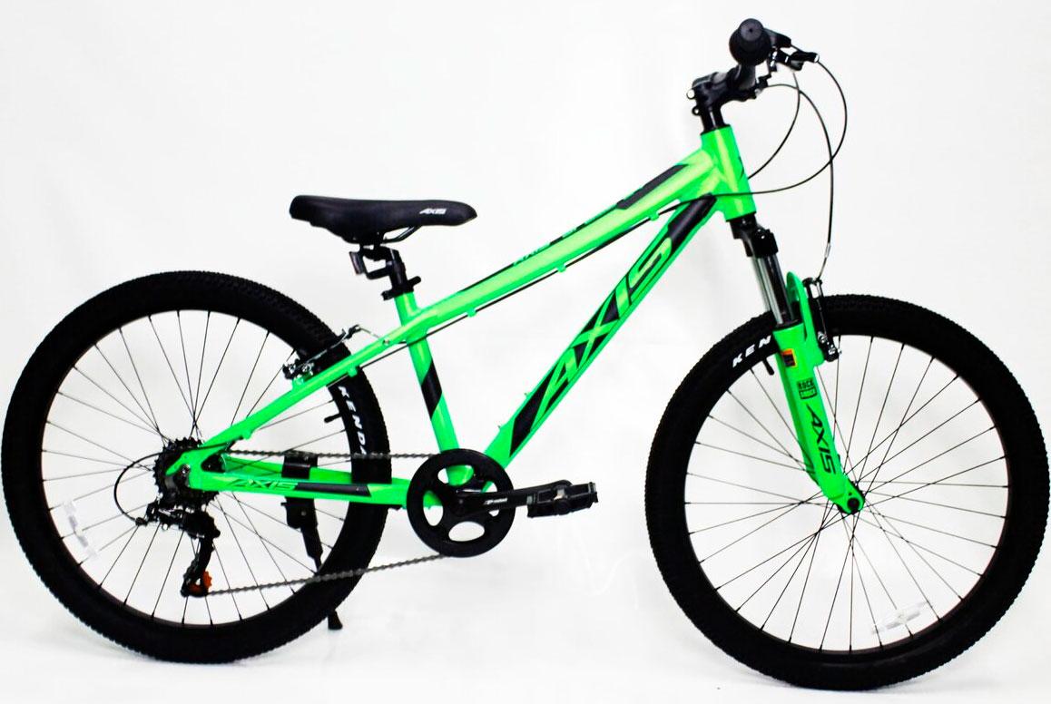 Подростковый велосипед AXIS SPEED 24 (2024) Geen/Black - фото 1 - id-p115277900