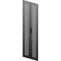 ITK Дверь перфорированная двустворчатая для шкафа LINEA N 33U 600мм черный