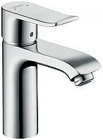 Смеситель для раковины 110 Hansgrohe Metris 31080000, с донным клапаном, хром