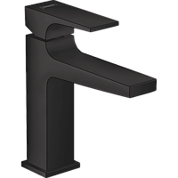 Смеситель для раковины 110 Hansgrohe Metropol 32507670, с донным клапаном, черный