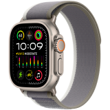 Часы Apple Watch Ultra 2 GPS + Cellular, 49мм Титановый корпус с зелено-серой петлей для трекинга - M/L, - фото 1 - id-p115267392