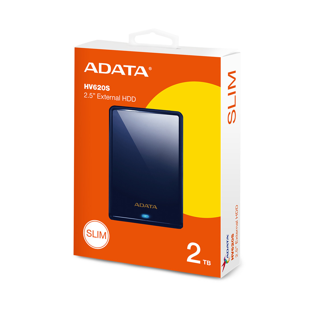 Внешний жёсткий диск ADATA HV620S 2TB Синий - Внешний HDD ADATA HV620S 2TB, цвет: синий - фото 3 - id-p115267614