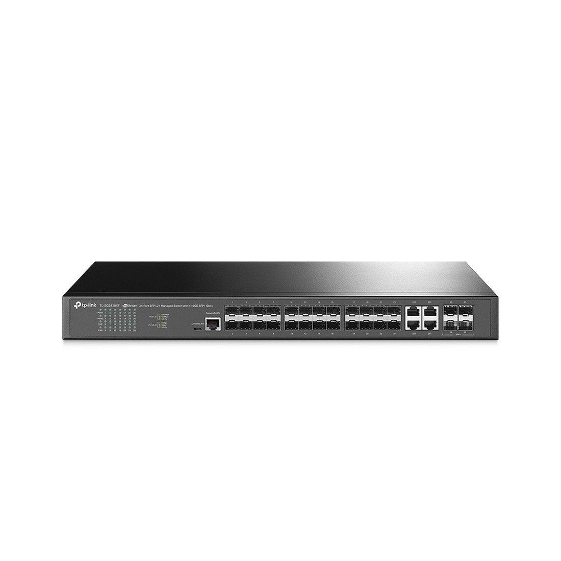 Коммутатор TP-Link TL-SG3428XF: Сетевое устройство для передачи данных на 28 портов с поддержкой Gigabit - фото 2 - id-p115267670