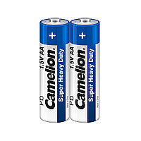 Батарейка CAMELION Супер Тяжёлый Долговечный R6P-SP2B, 2 шт. в плёнке