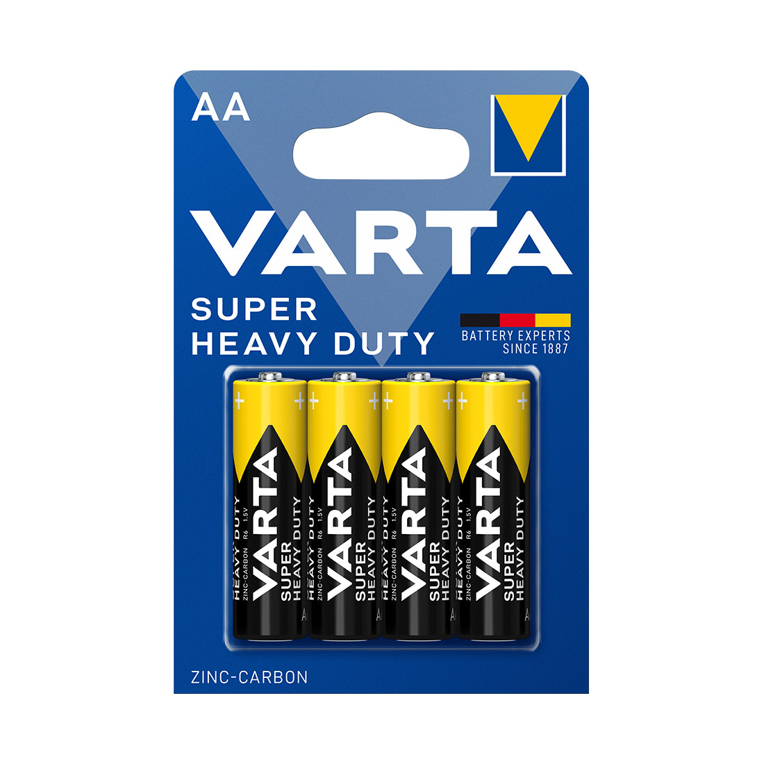 Батарейка VARTA Superlife Mignon 1.5V, R6P/AA, 4 шт в блистере - фото 1 - id-p115267480