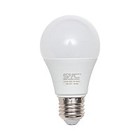 Лампа светодиодная SVC LED A60-10W-E27-3000K, Тёплый свет