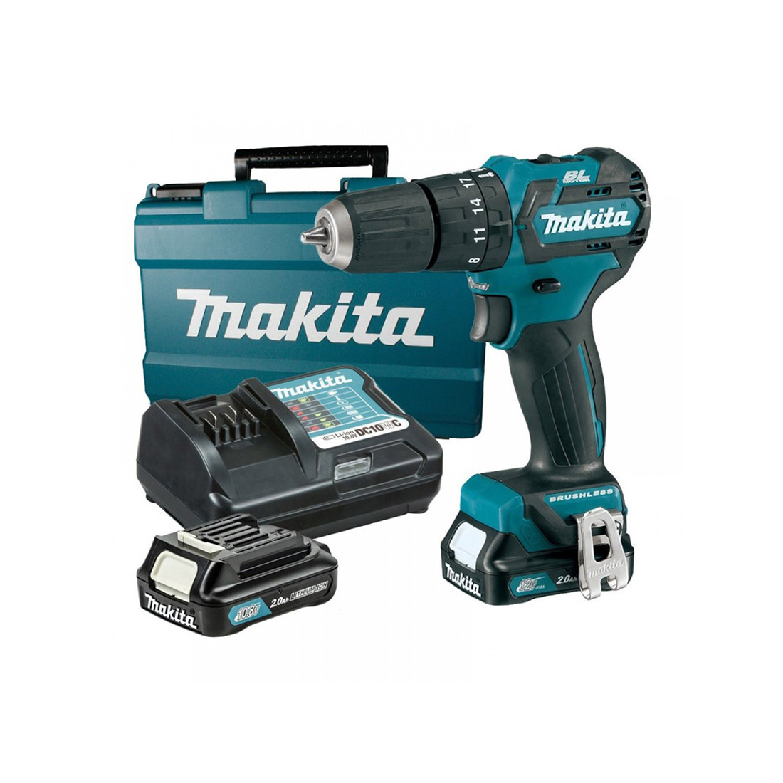 Аккумуляторная дрель-шуруповерт Makita DF332DWAE - Сверхлегкая и компактная аккумуляторная дрель Makita - фото 3 - id-p115268879