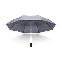 Зонт NINETYGO Портативный с автоматическим открыванием "Oversized", серый