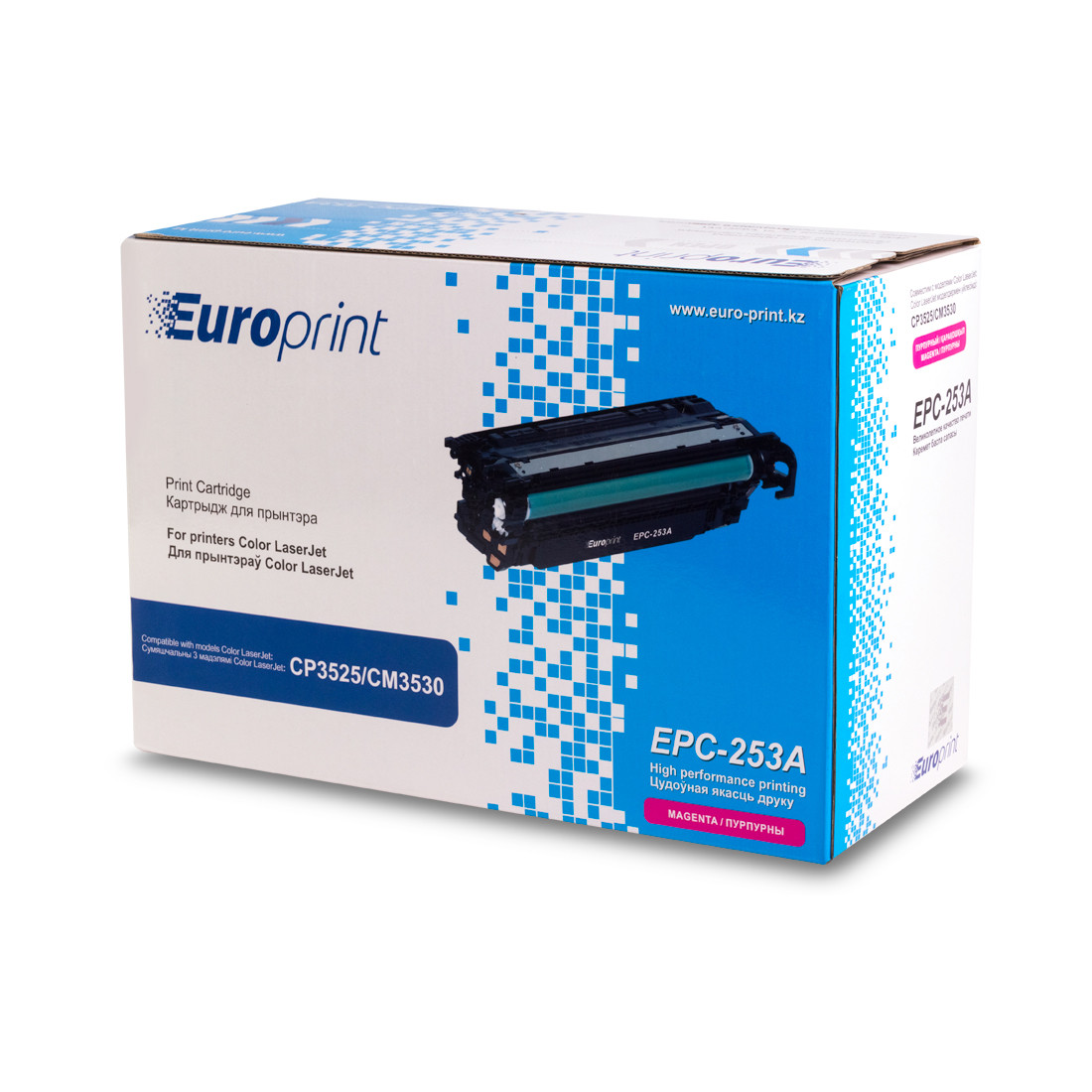 Картридж Europrint EPC-CE253A - Тонер-картридж для принтера (Малиновый) - фото 3 - id-p115269172
