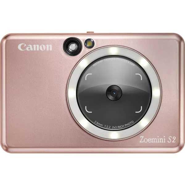 Камера Canon Zoemini S2 ZV-223-RG, печать в одно мгновение