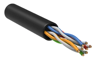 Кабель сетевой  COMTEQ-UTP-Cat.6-4х2х0,574 ПВП 305м/упак. (100% OFC)