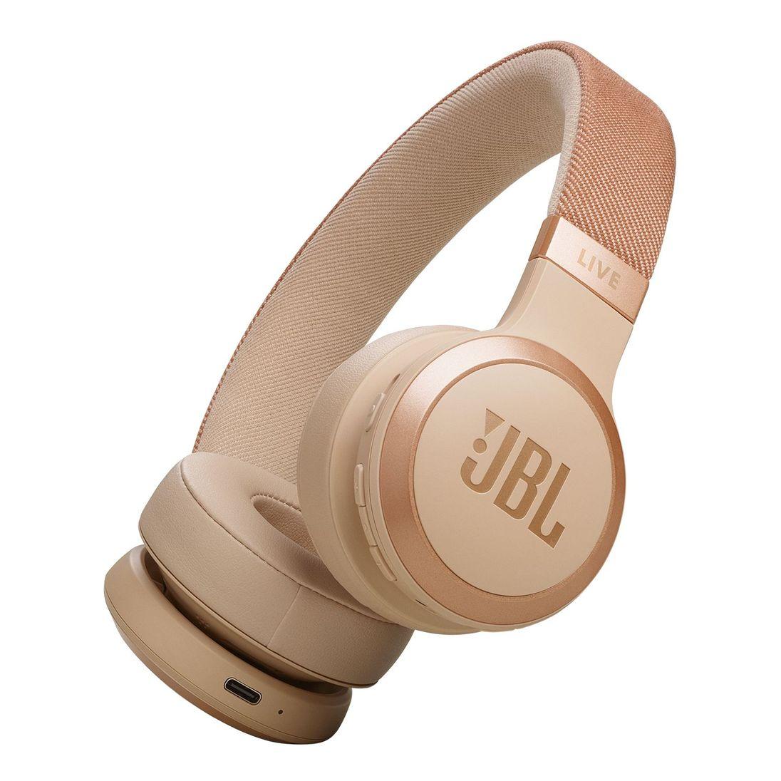 Наушники JBL LIVE 670NC Wireless On-Ear Headphones with True Adaptive Noise Cancelling - Sandstone