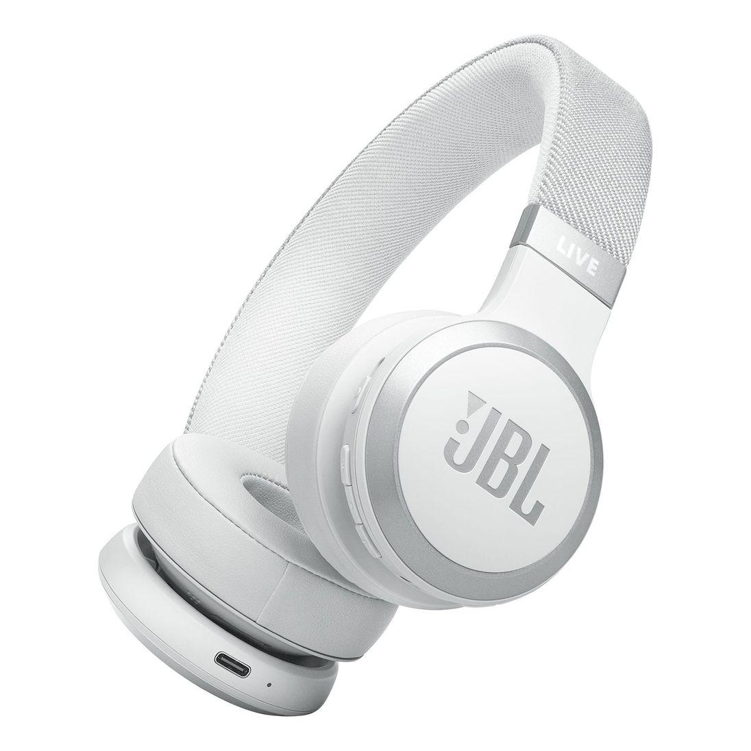 Наушники JBL LIVE 670NC Wireless On-Ear Headphones with True Adaptive Noise Cancelling - White - фото 1 - id-p115278929