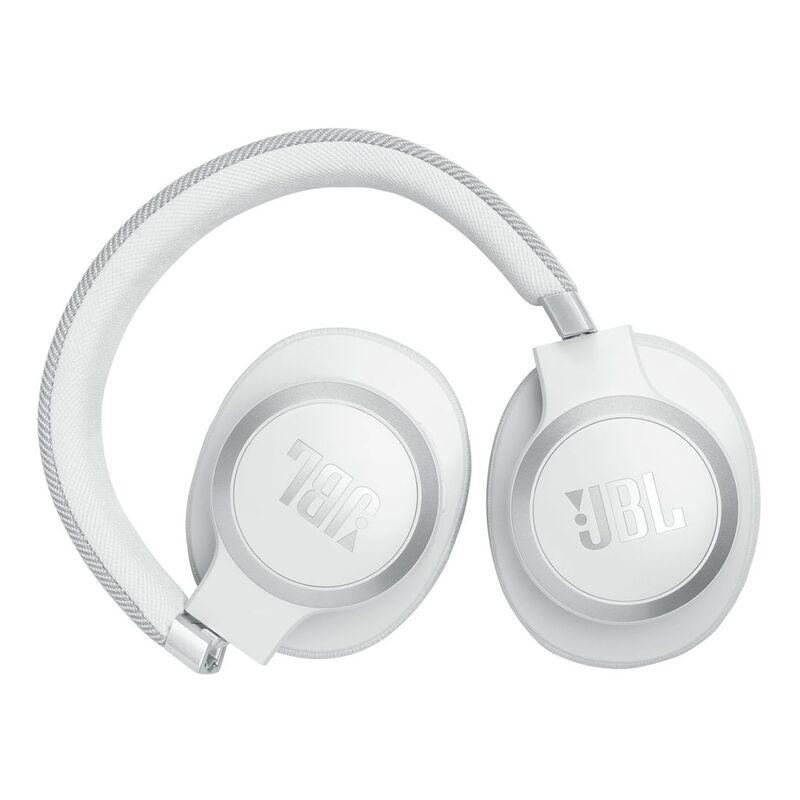 Наушники JBL LIVE 770NC Wireless Over-Ear Headphones with True Adaptive Noise Cancelling - White - фото 8 - id-p115278932