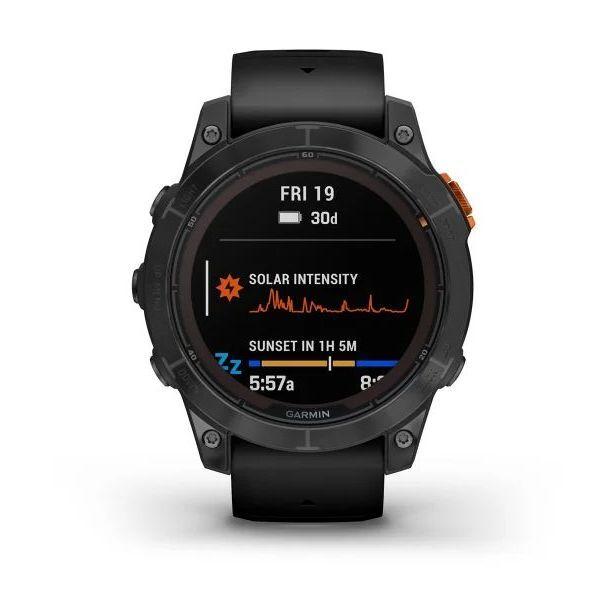 Garmin fenix 7 Pro - Solar Edition Smartwatch - Slate Grey with Black Band (47mm) - фото 2 - id-p115279000