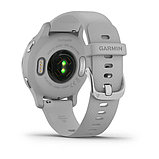 Garmin Venu 2S 40mm Silver Stainless Steel Bezel with Mist Grey Case & Silicone Band, фото 2