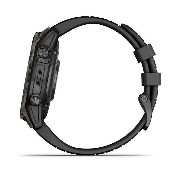 Garmin epix Pro (Gen 2) - Sapphire Edition Smartwatch - Carbon Grey DLC Titanium with Black Band (47mm) - фото 4 - id-p115279017