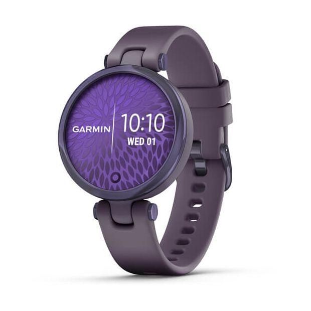 Garmin Lily Sport Midnight Orchid Bezel with Deep Orchid Case and Silicone Band Smartwatch - фото 1 - id-p115279019