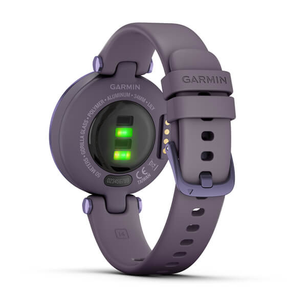 Garmin Lily Sport Midnight Orchid Bezel with Deep Orchid Case and Silicone Band Smartwatch - фото 4 - id-p115279019