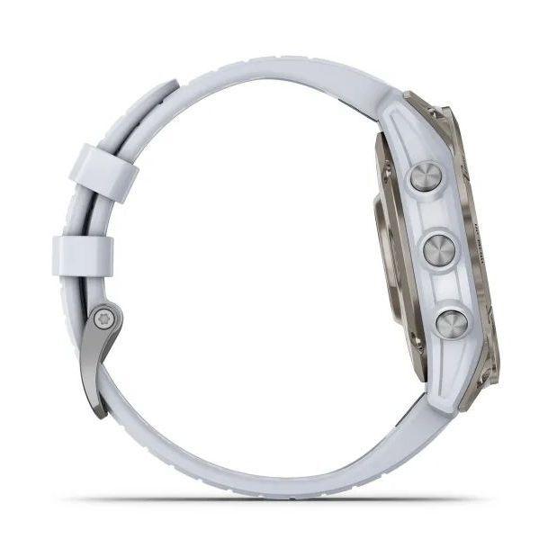 Garmin epix Pro (Gen 2) - Sapphire Edition Smartwatch - Titanium with Whitestone Band (47mm) - фото 4 - id-p115279022