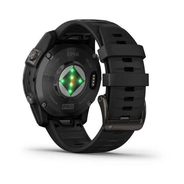 Garmin epix Pro (Gen 2) - Standard Edition Smartwatch - Slate Grey with Black Band (47mm) - фото 3 - id-p115279023