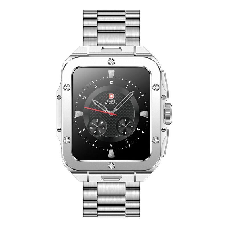 Swiss Military Alps 2 Smartwatch with Silver Frame and Silver StainlessSteel Strap - фото 3 - id-p115279038