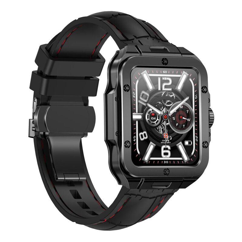 Swiss Military Alps 2 Smartwatch with Gunmetal Frame and Black Silicon Strap - фото 2 - id-p115279041