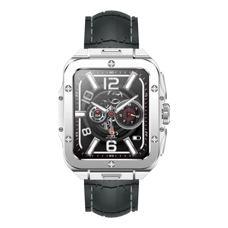 Swiss Military Alps 2 Smartwatch with Silver Frame and Grey Silicon Strap - фото 3 - id-p115279043