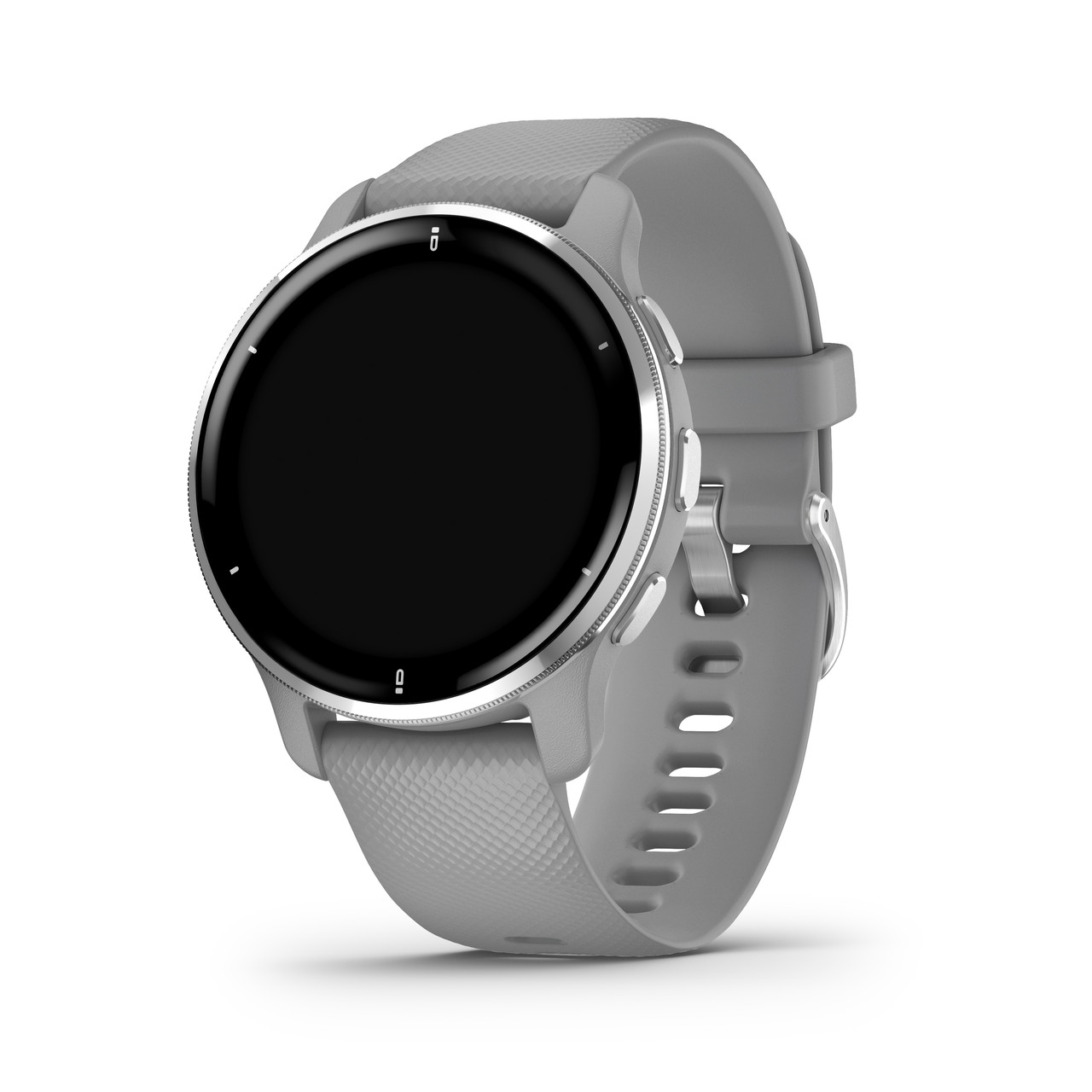 Garmin Venu 2 Plus Silver Stainless Steel Bezel with Powder Grey Case and Silicone Band Smartwatch - фото 1 - id-p115279050