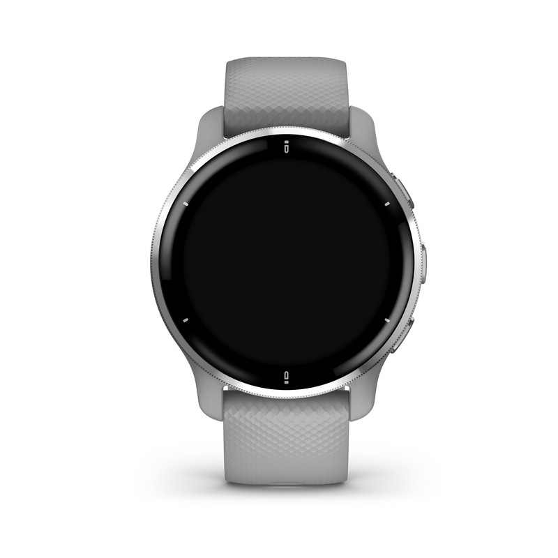 Garmin Venu 2 Plus Silver Stainless Steel Bezel with Powder Grey Case and Silicone Band Smartwatch - фото 4 - id-p115279050