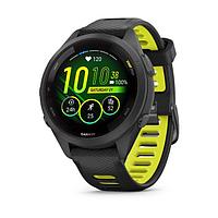 Garmin Forerunner 265S Smartwatch - Black Bezel And Case With Black/Amp Yellow Silicone Band