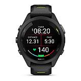 Garmin Forerunner 265S Smartwatch - Black Bezel And Case With Black/Amp Yellow Silicone Band, фото 2