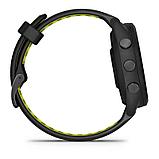 Garmin Forerunner 265S Smartwatch - Black Bezel And Case With Black/Amp Yellow Silicone Band, фото 4